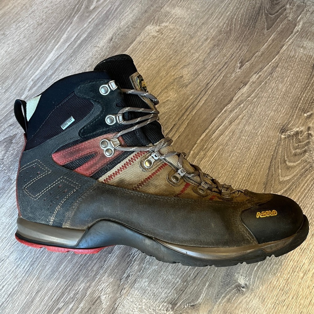 Asolo Fugitive GTX Rugged‎ Waterproof Hiking Boots Mens 13 WIDE UK 12.5 EU 47.5